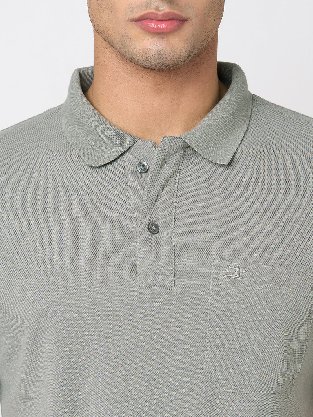 STITCH HUB Men's Matty Polo Tshirt – Cotton Rich Blend, Stylish Grey, Breathable & Durable, Perfect for Casual & Outdoor Wear