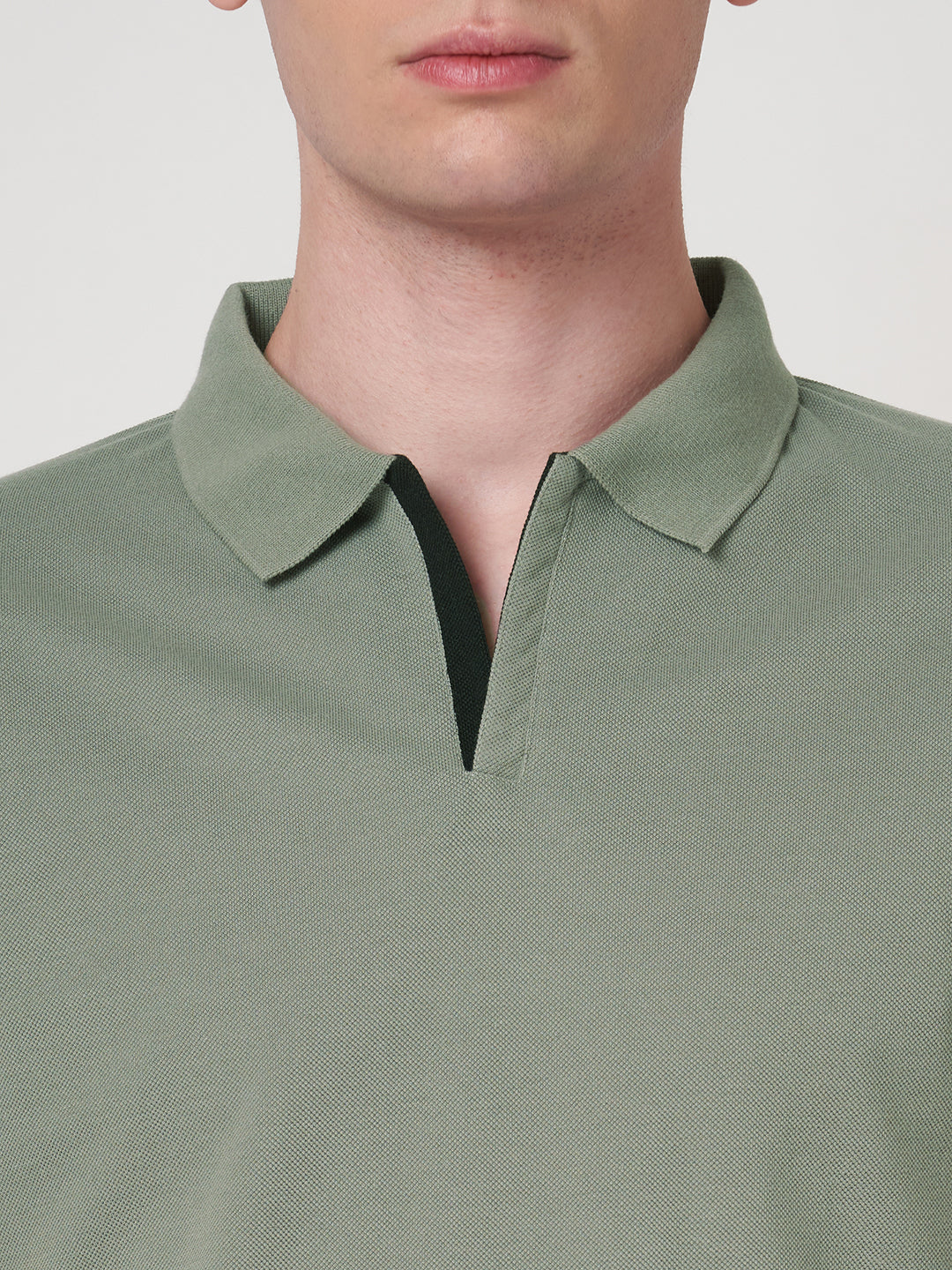 STITCH HUB Johnny Polo Men's Tshirt - Grey Cotton Rich Blend, Classic Fit, Breathable & Stylish for All-Day Comfort