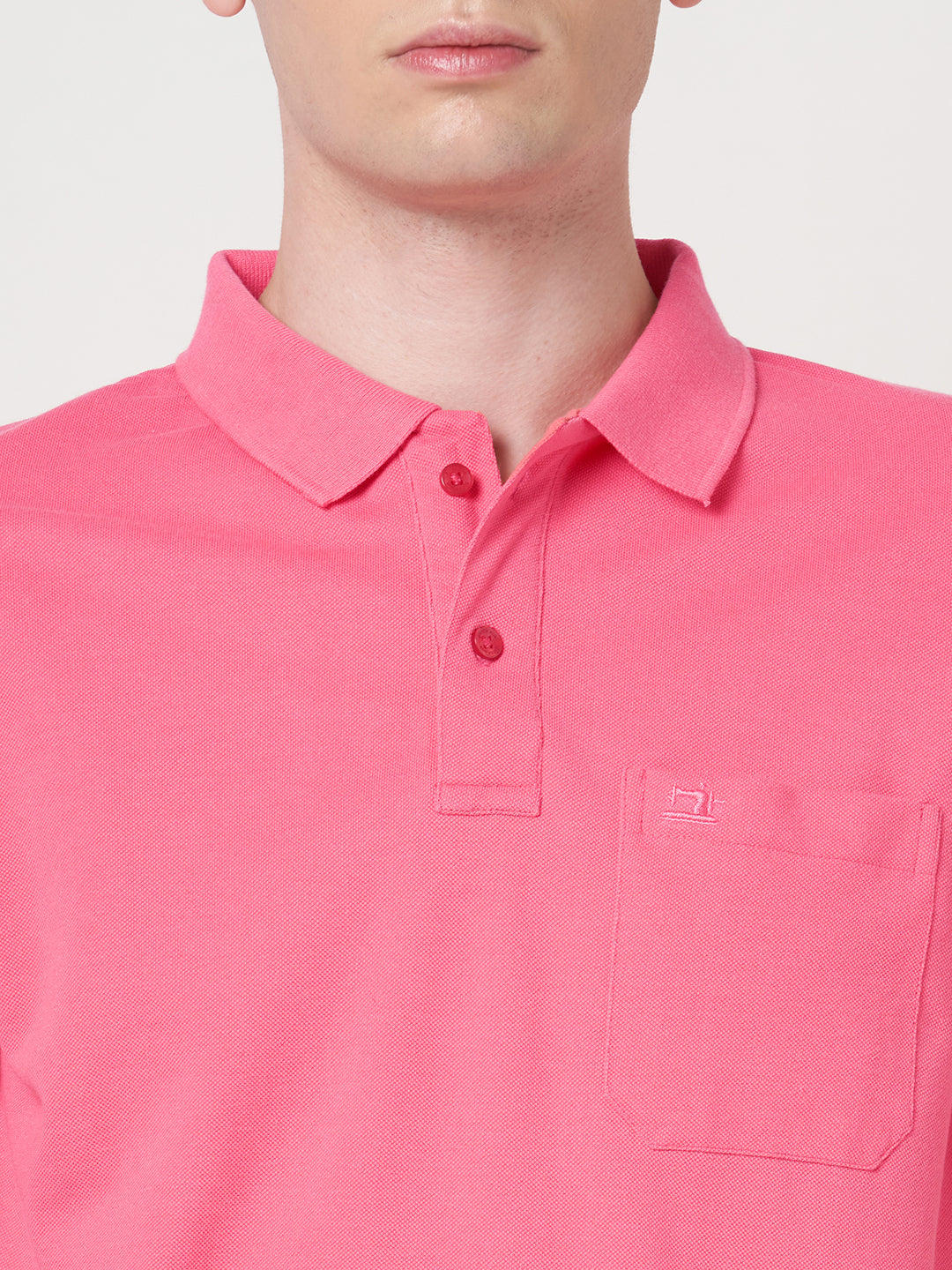 STITCH HUB Men's Matty Polo Tshirt - Rose Cotton Rich Blend, Breathable & Stylish, Perfect for Casual & Formal Wear