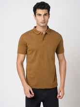 STITCH HUB Men's Copper Matty Polo - Cotton Rich Blend, Breathable, Stylish & Comfortable for Casual & Formal Wear