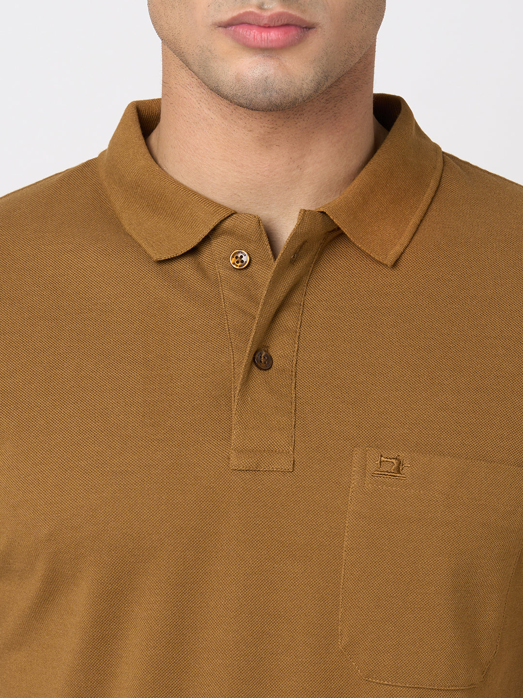 STITCH HUB Men's Copper Matty Polo - Cotton Rich Blend, Breathable, Stylish & Comfortable for Casual & Formal Wear