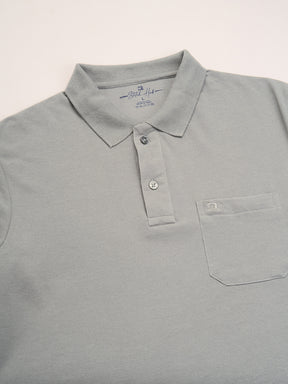 STITCH HUB Men's Matty Polo Tshirt – Cotton Rich Blend, Stylish Grey, Breathable & Durable, Perfect for Casual & Outdoor Wear