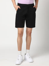 Stitch Hub Men's Black Solid Cotton Shorts - Premium Comfort & Style