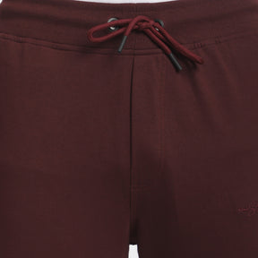 Stitch Hub Wine Loop knit Track Pant for Men