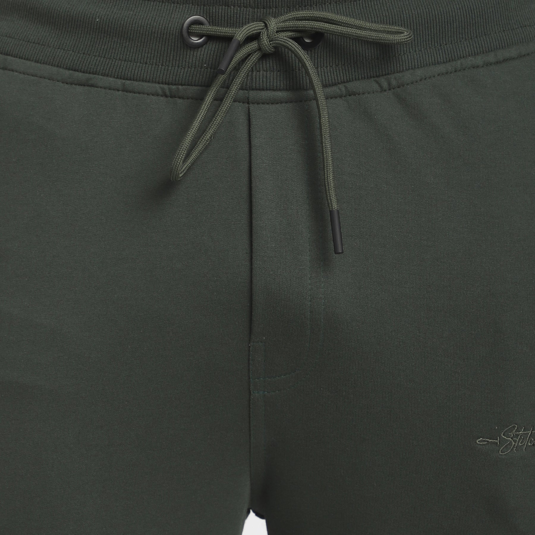 Stitch Hub Olive Loop knit Track Pant for Men
