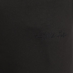 Stitch Hub Black Loop knit Track Pant for Men