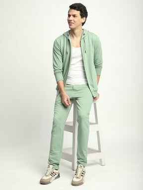 Stitch Hub Pista Loop knit Zipper Hoodie - Long Sleeve, Regular Fit